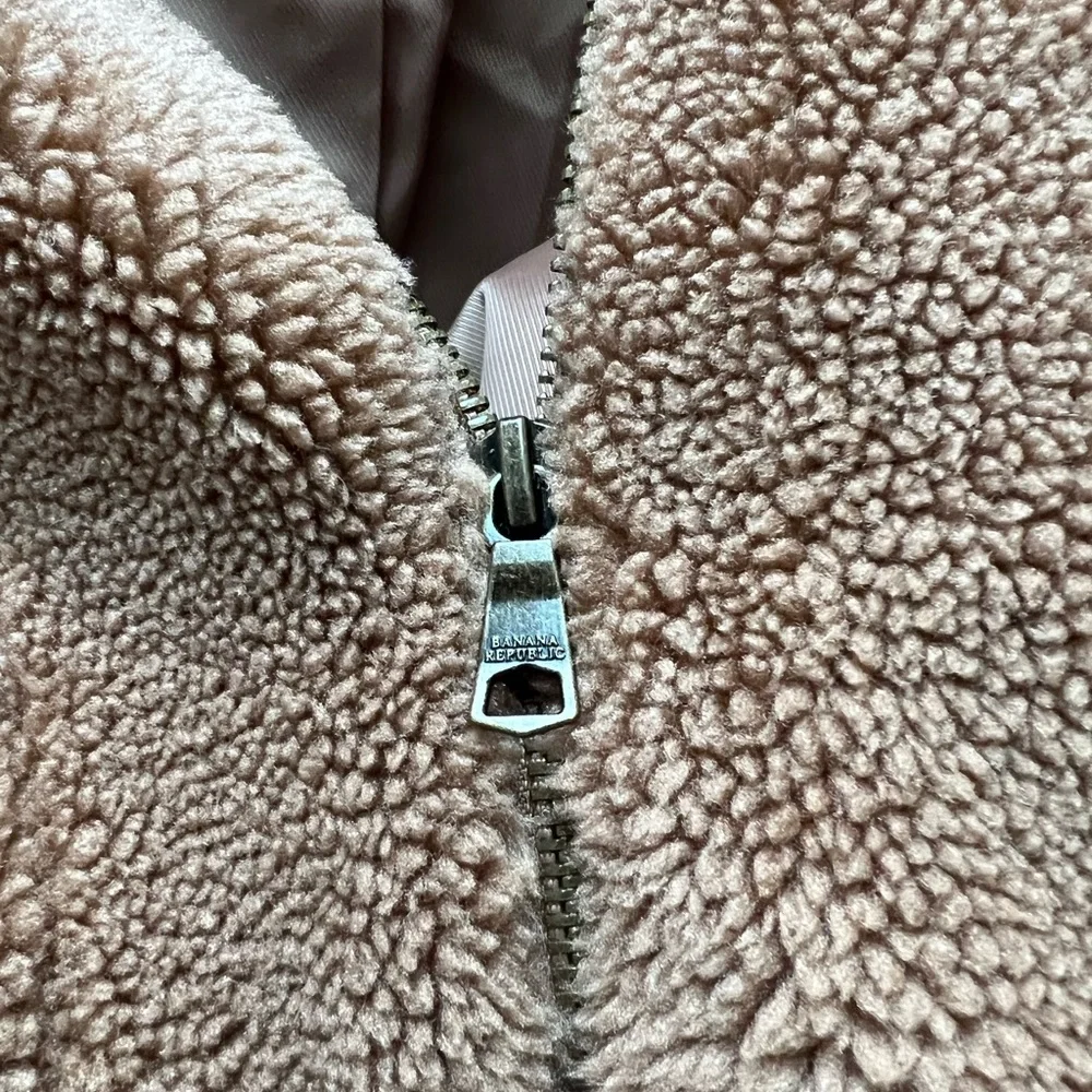 BANANA REPUBLIC Teddy Bomber Jacket - Picture 4 of 5